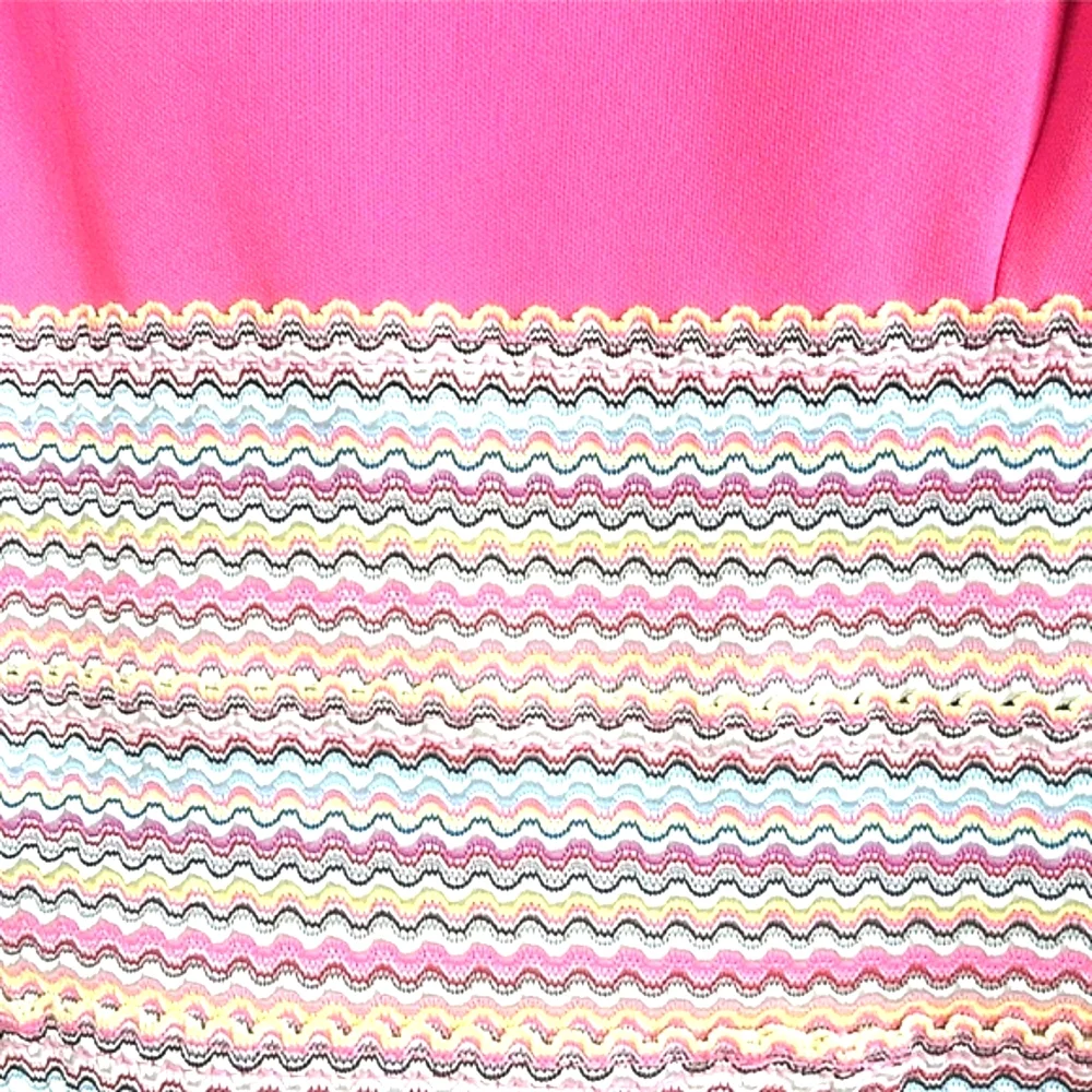 NWT NY&Company Havana Pink Striped Bandage Cocktail Dress Size Large - Picture 8 of 14